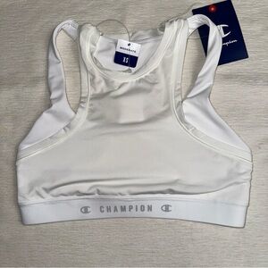 Champion Sports Bra Womens XS White Absolute Mesh Moderate Impact Double Dry NWT